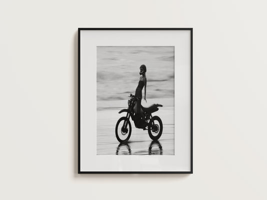 Chic Biker Digital Print