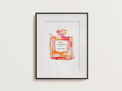 Chanel Perfume Digital Print