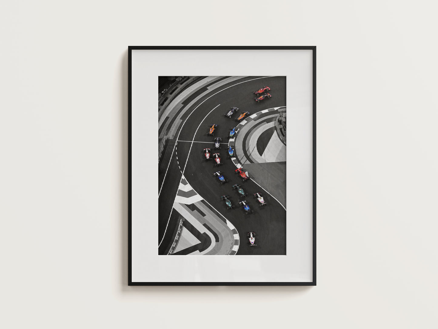 F1 Race Digital Print