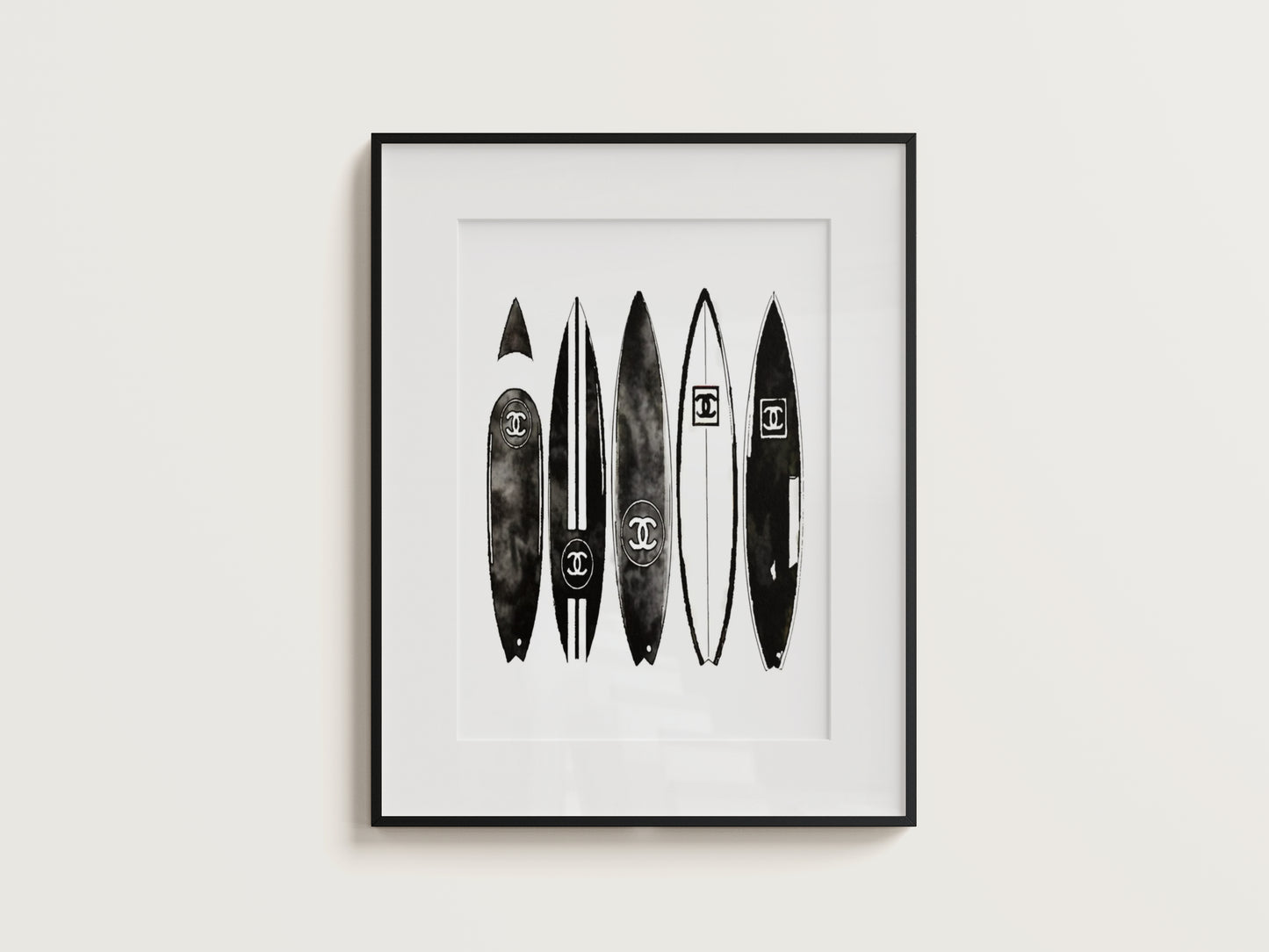 Chic Surfboards  Digital Print