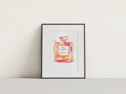 Chanel Perfume Digital Print