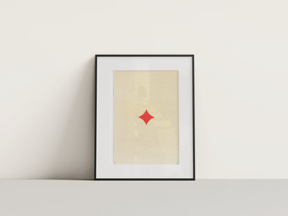 Lone Diamond Digital Print