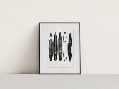 Chic Surfboards  Digital Print