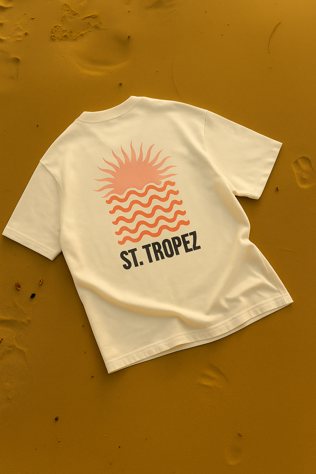 St. Tropez Sunset White Tee