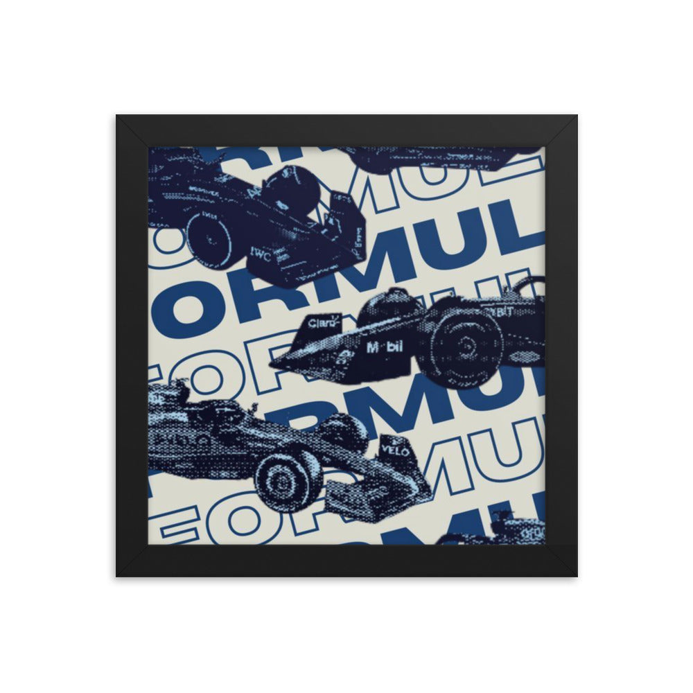 Formula 1 Framed Poster