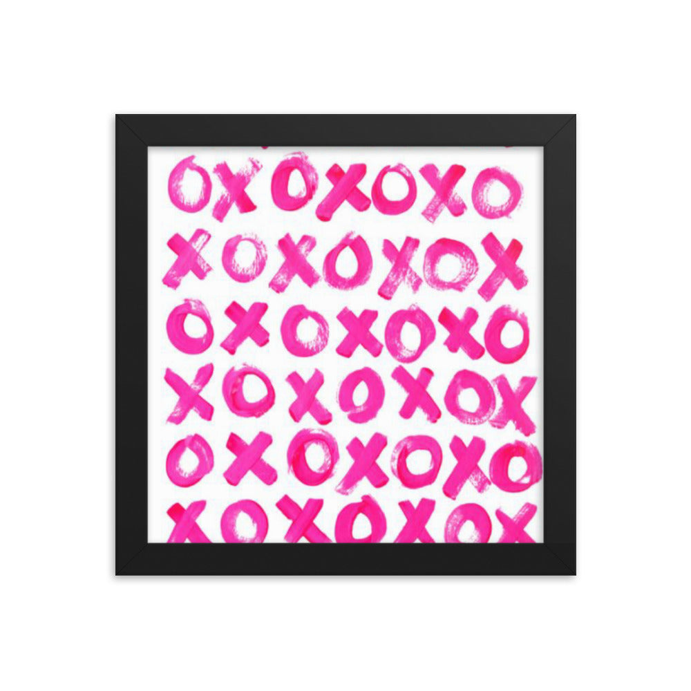 XOXO Framed Poster