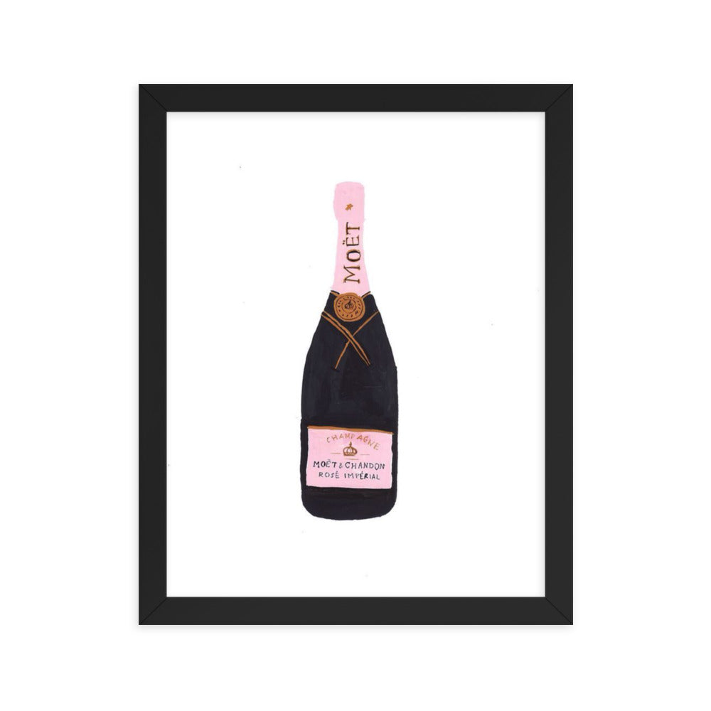 Champagne Framed Poster