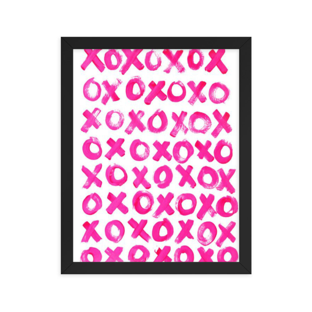 XOXO Framed Poster