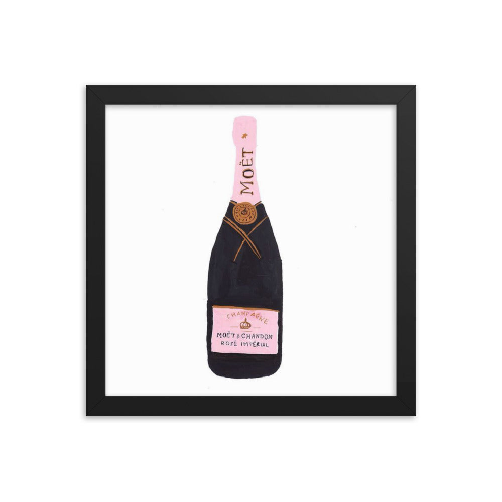 Champagne Framed Poster