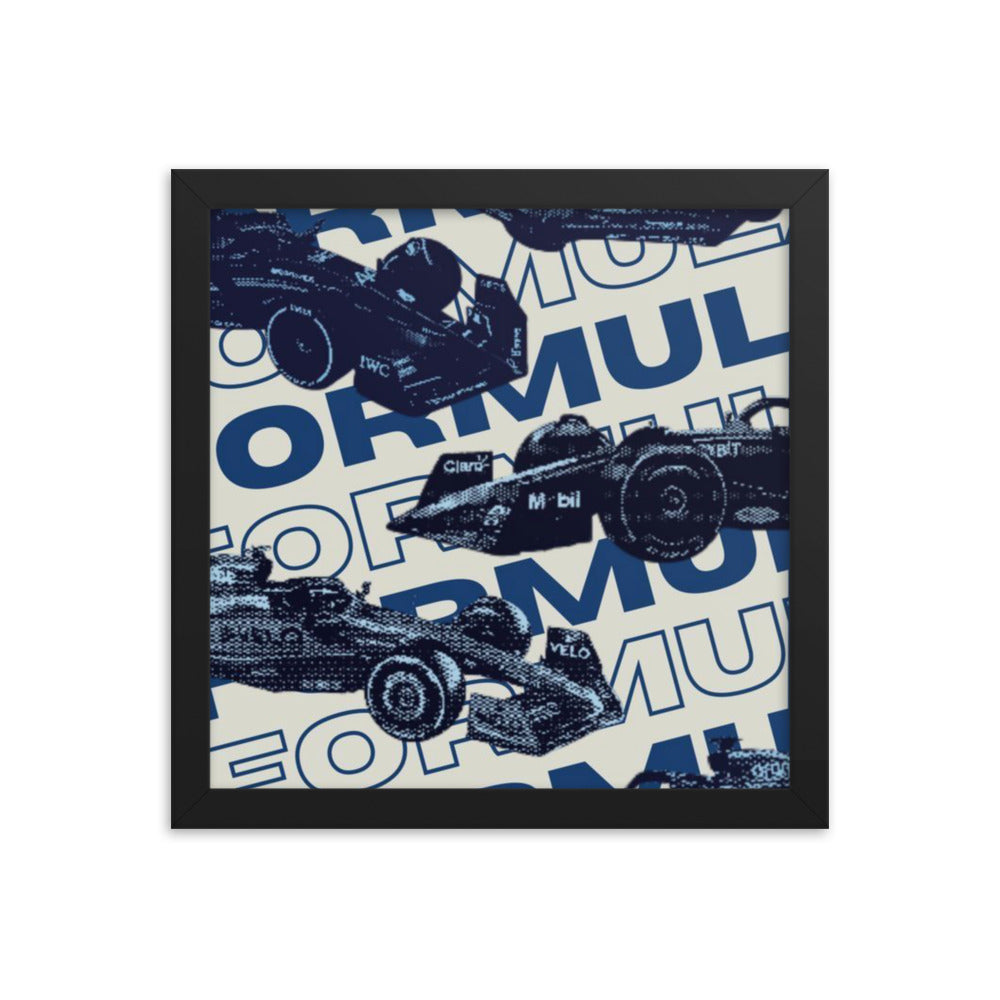 Formula 1 Framed Poster