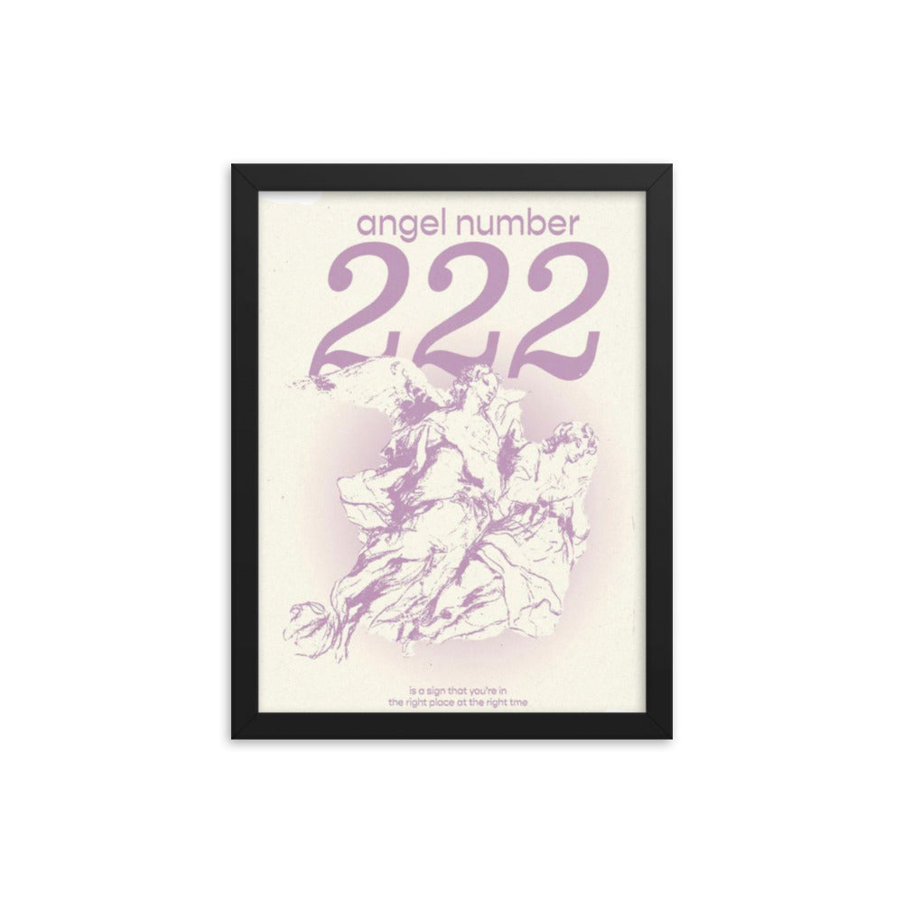 Angel Number 222 Framed Poster