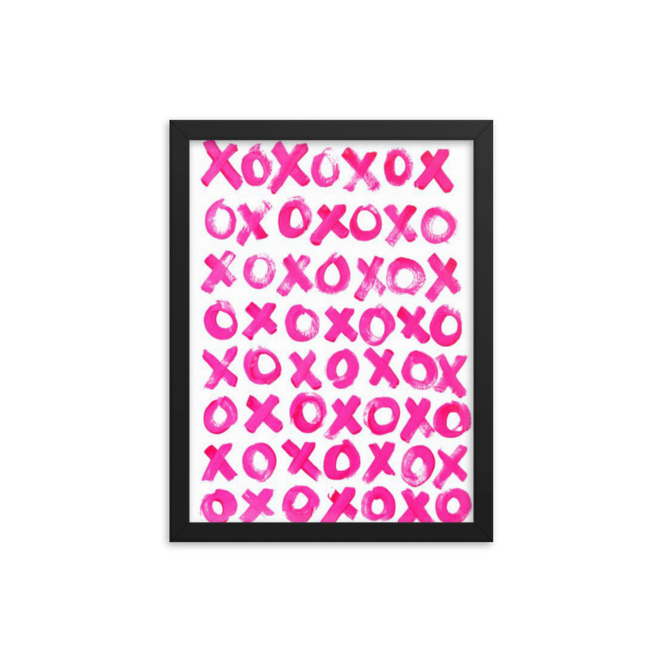 XOXO Framed Poster