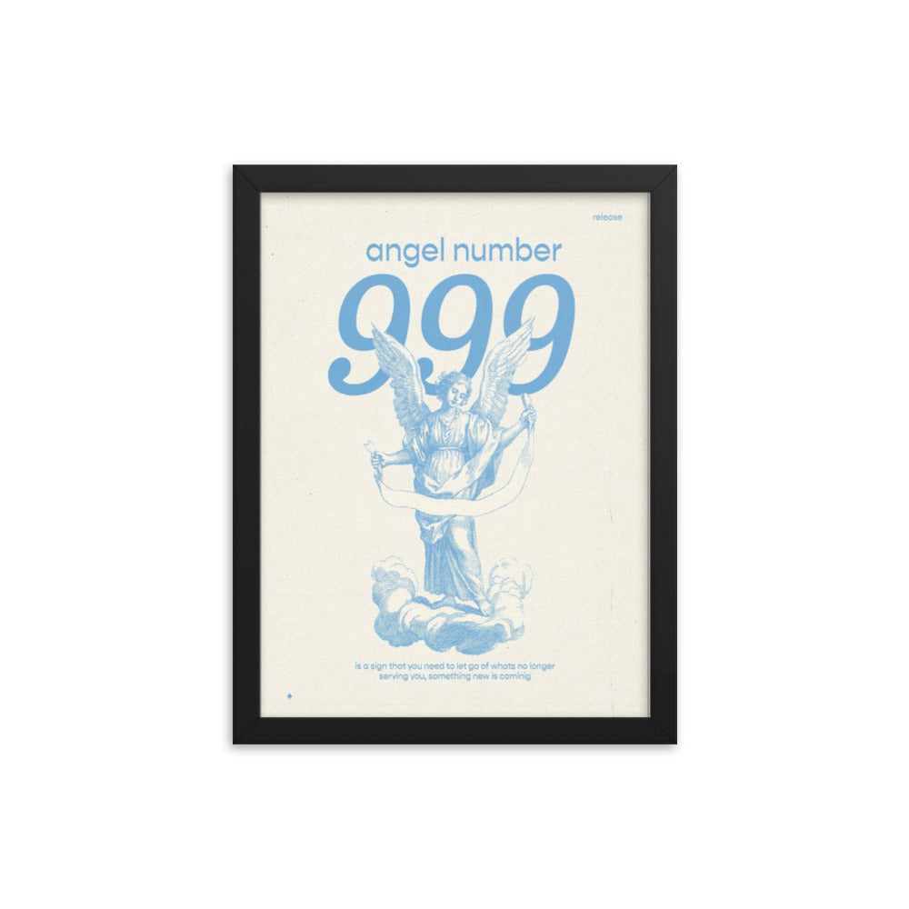 Angel Number 999 Framed Poster