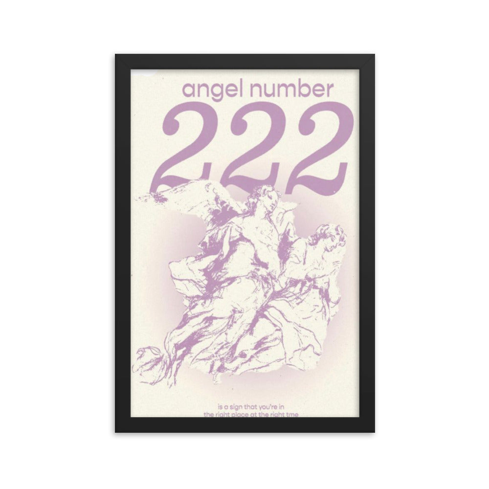 Angel Number 222 Framed Poster