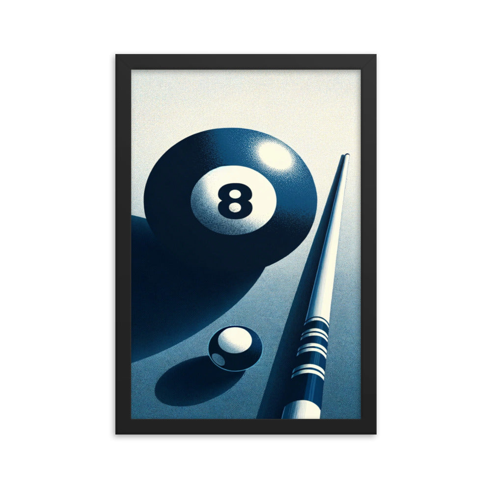 Blue Hue Pool Framed Poster