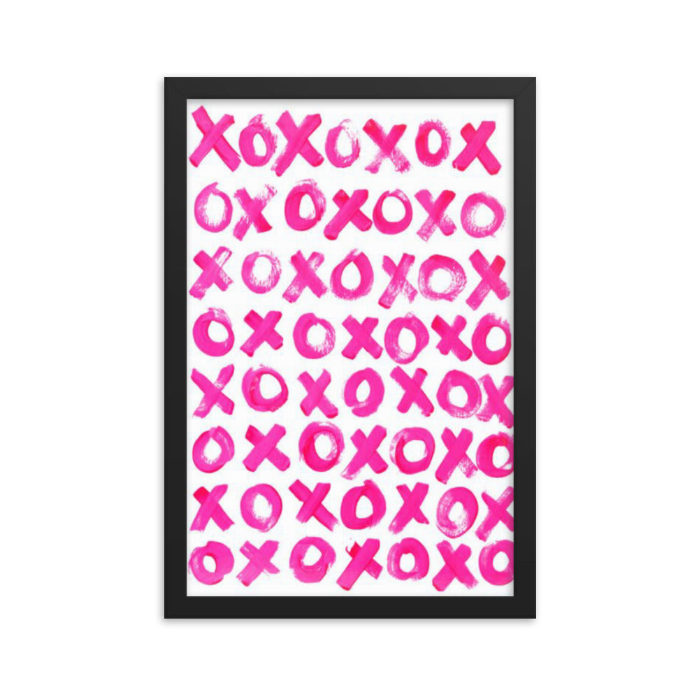 XOXO Framed Poster