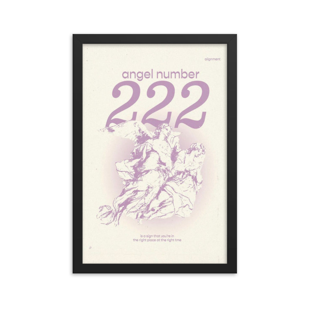 Angel Number 222 Framed Poster