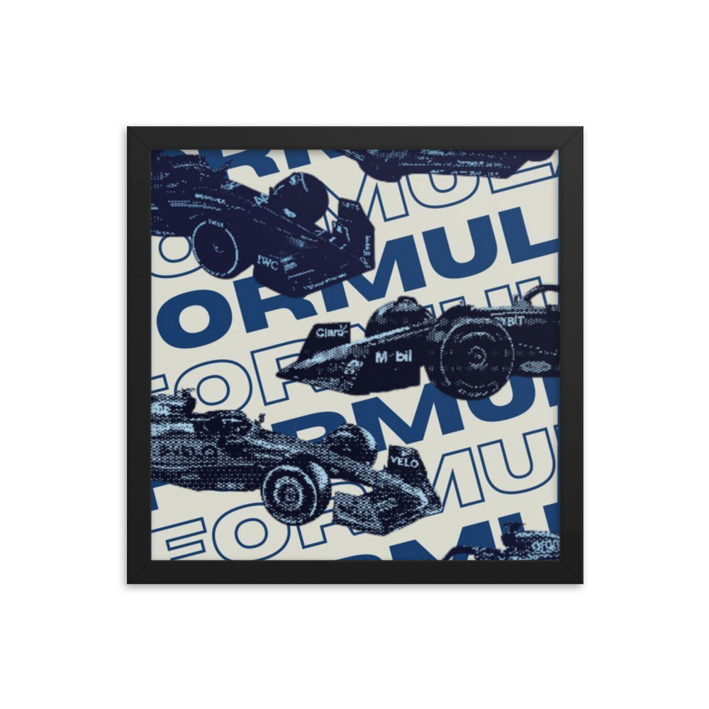 Formula 1 Framed Poster