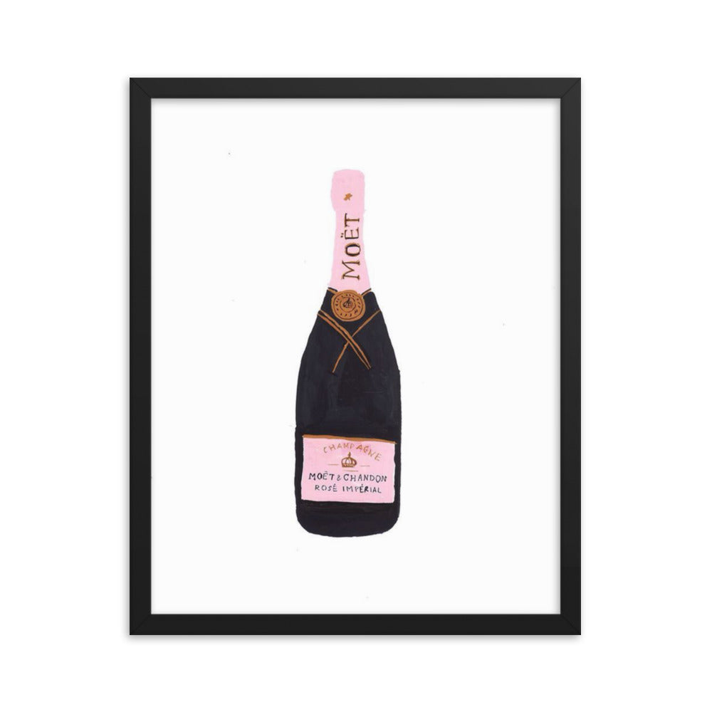 Champagne Framed Poster