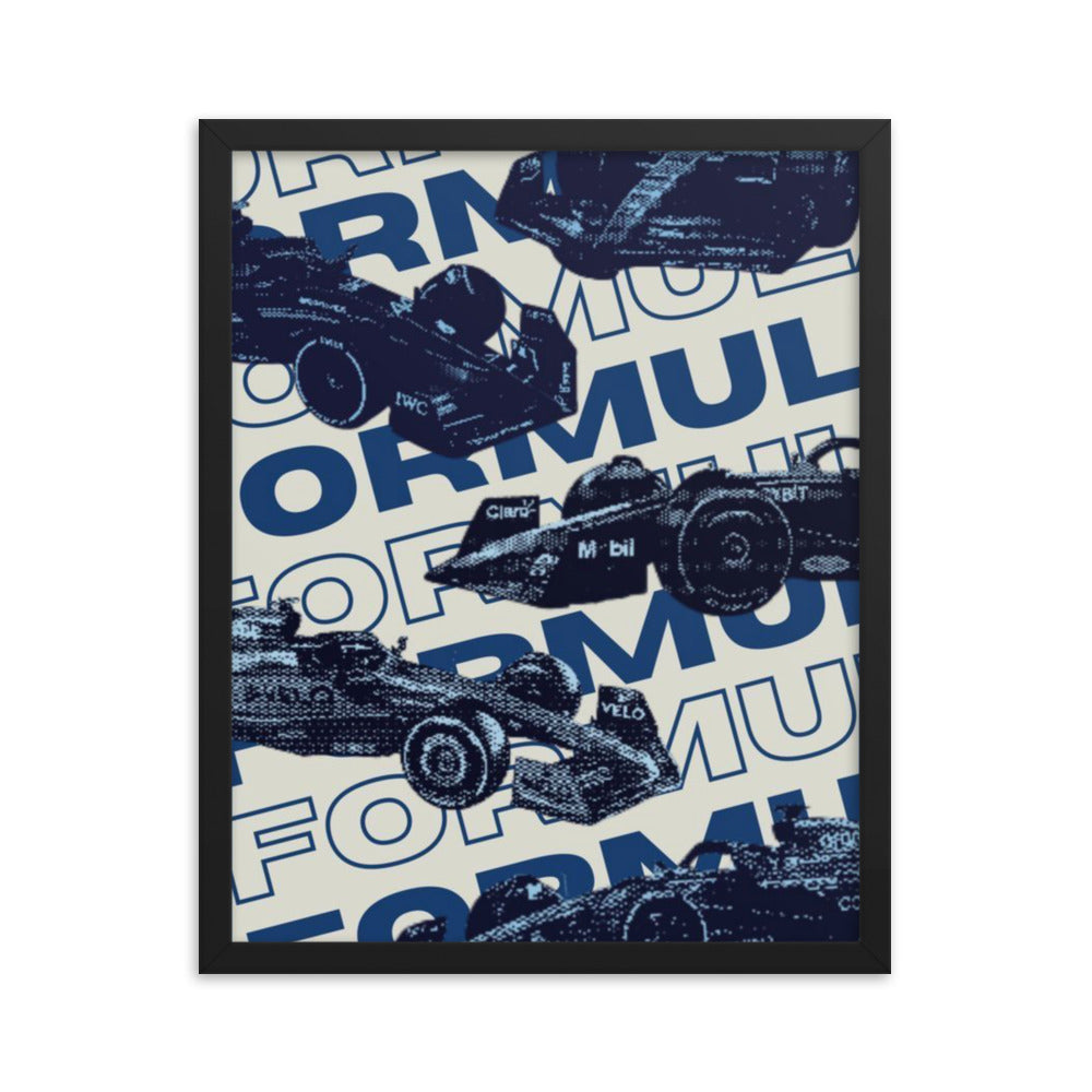 Formula 1 Framed Poster