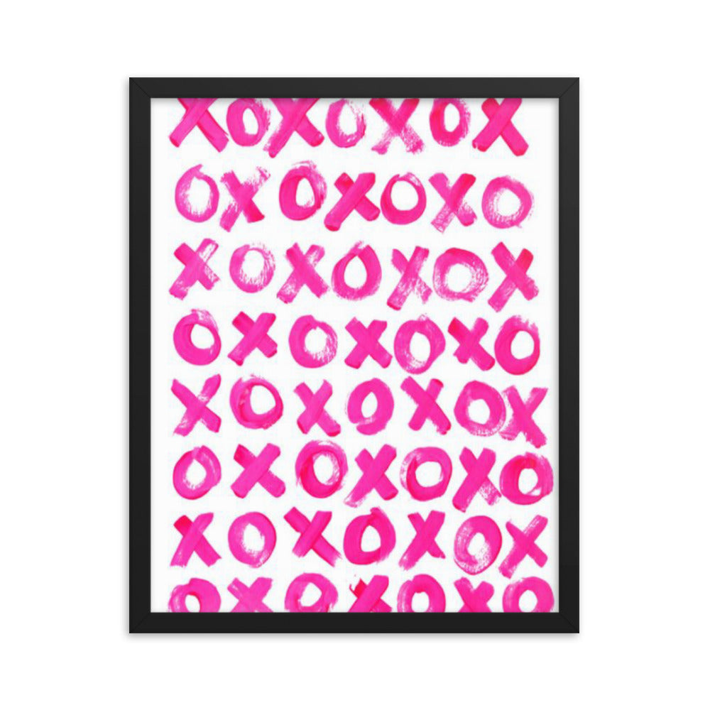 XOXO Framed Poster