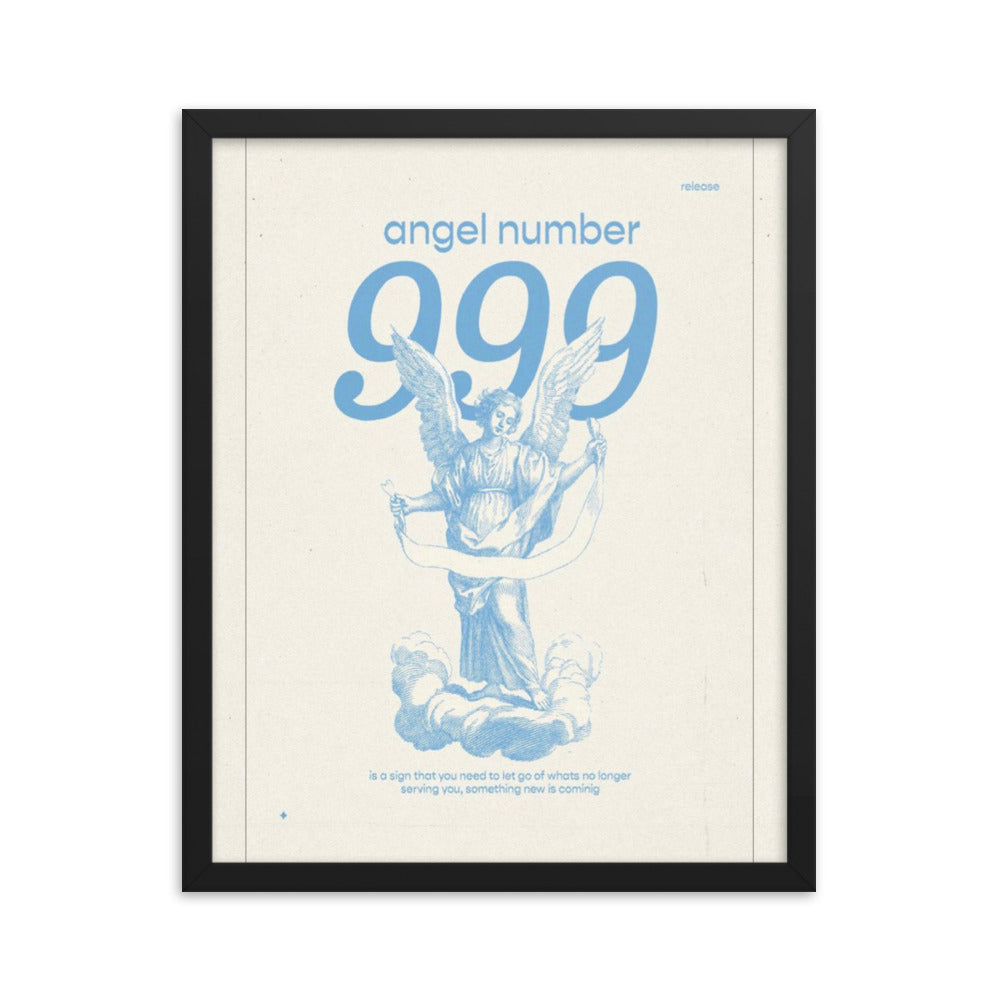 Angel Number 999 Framed Poster