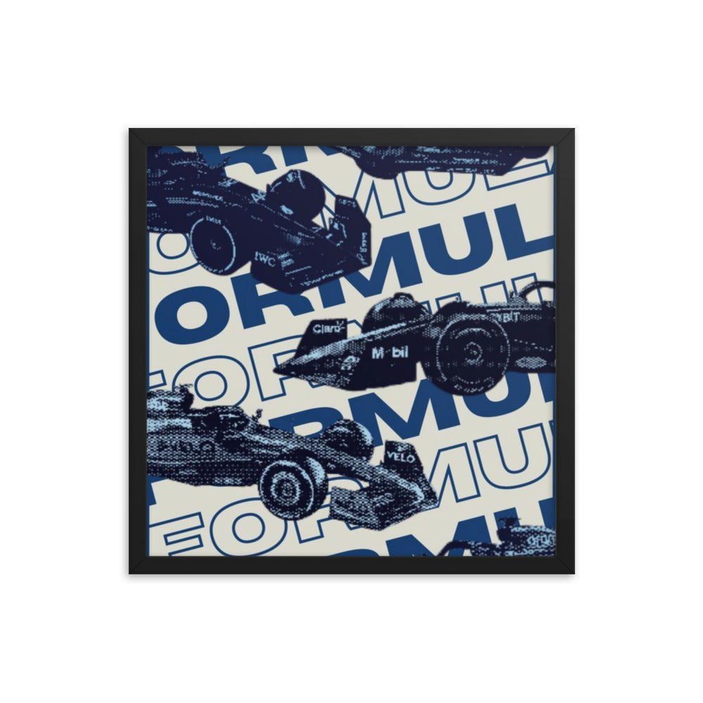 Formula 1 Framed Poster