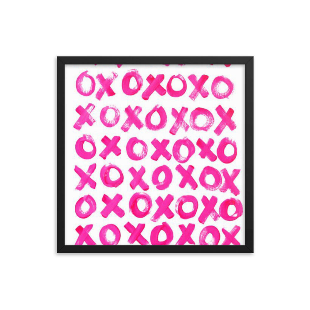 XOXO Framed Poster