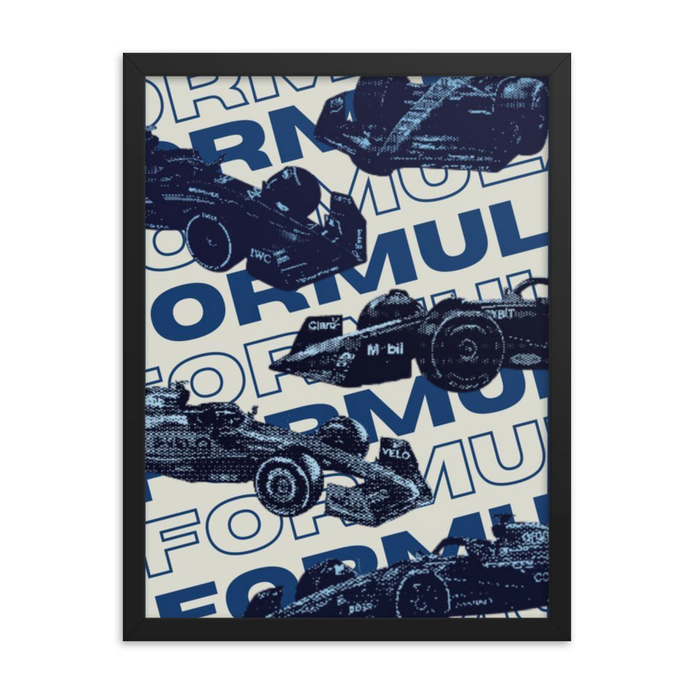 Formula 1 Framed Poster