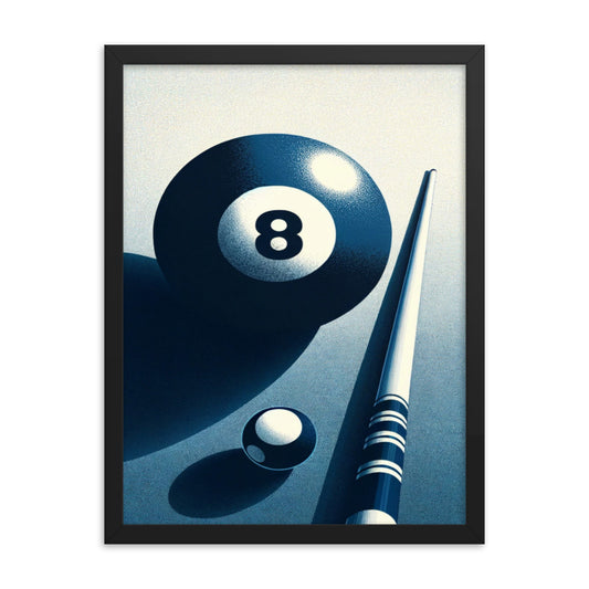 Blue Hue Pool Framed Poster