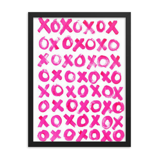 XOXO Framed Poster