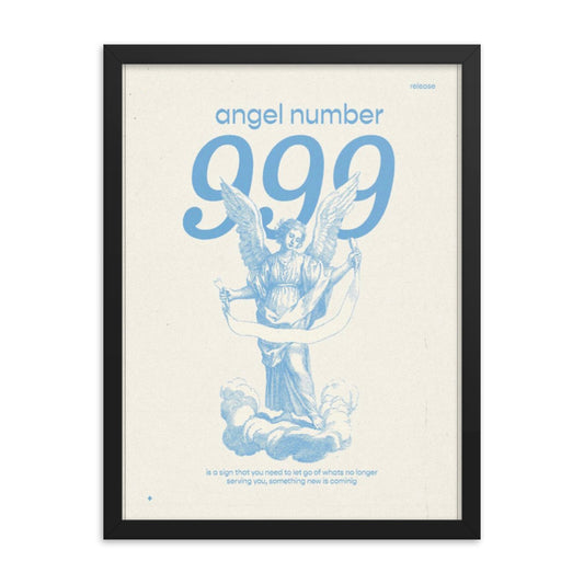 Angel Number 999 Framed Poster