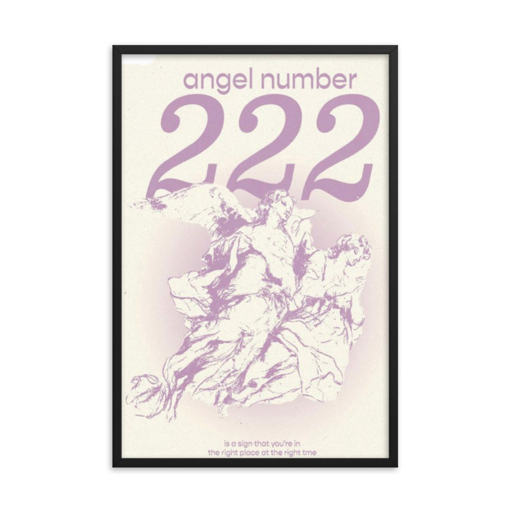 Angel Number 222 Framed Poster