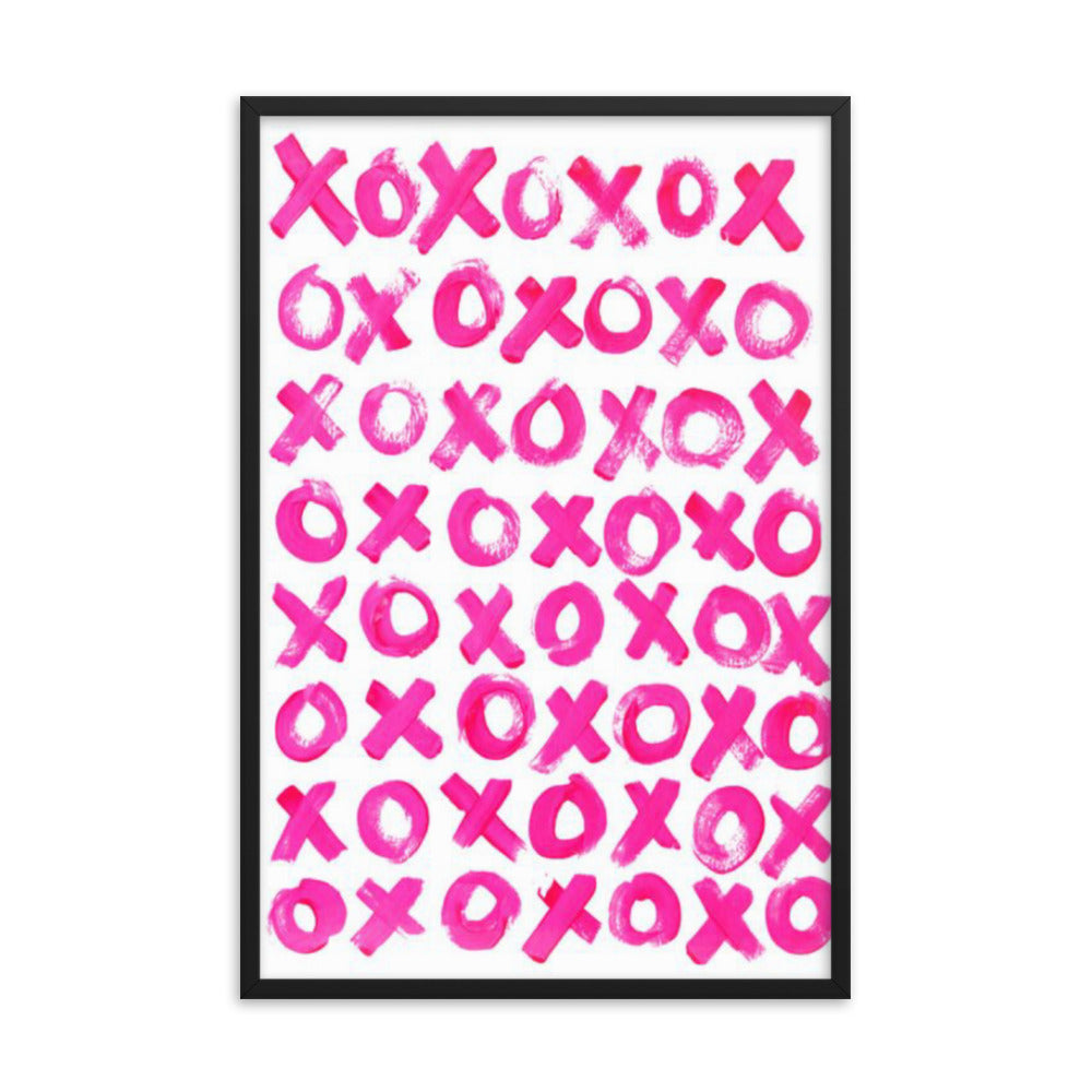 XOXO Framed Poster