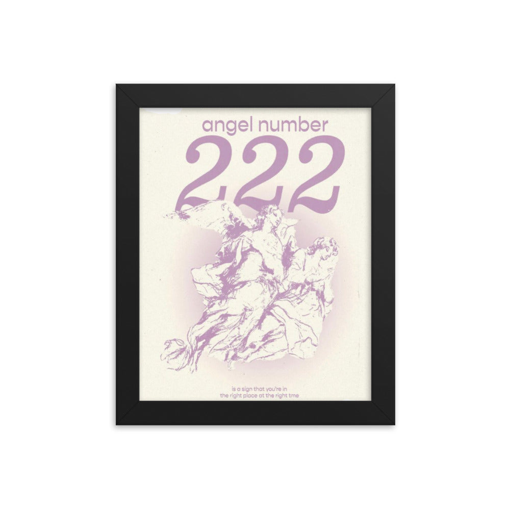 Angel Number 222 Framed Poster