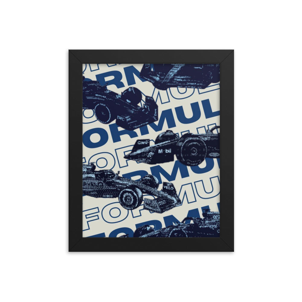 Formula 1 Framed Poster