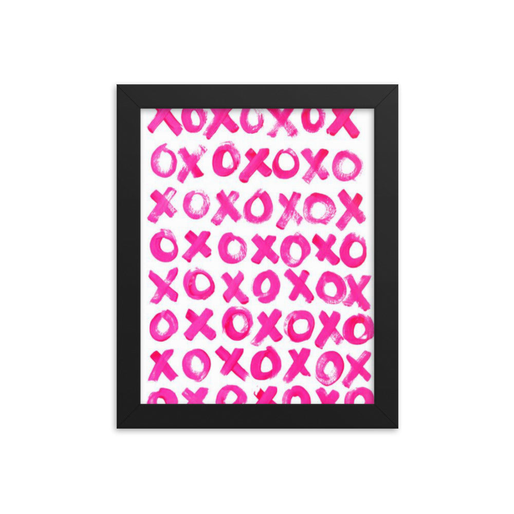 XOXO Framed Poster