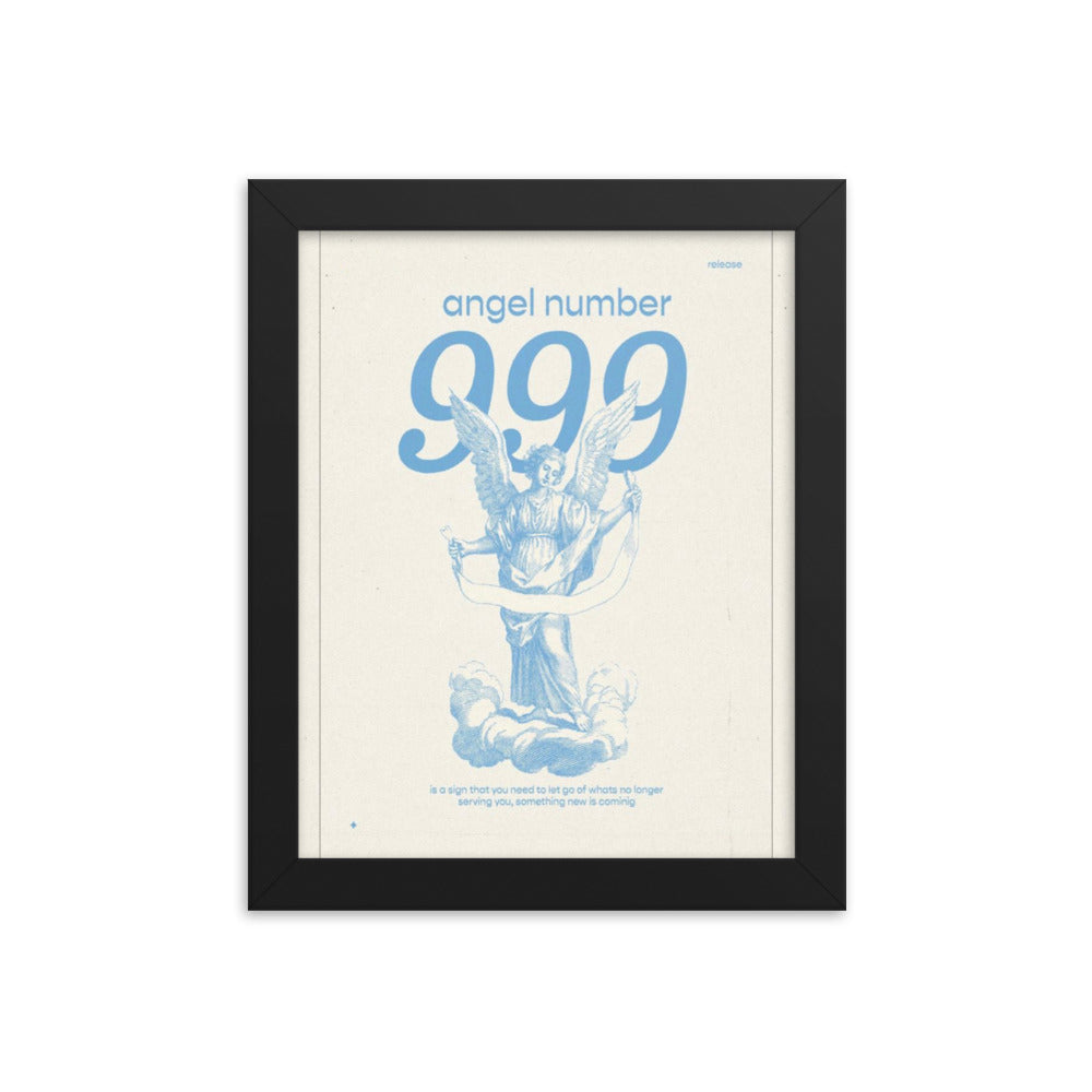 Angel Number 999 Framed Poster