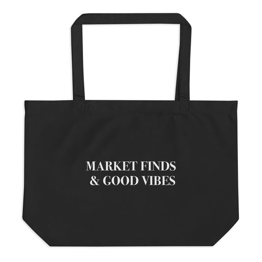 Market Finds & Good Vibes Tote Bag